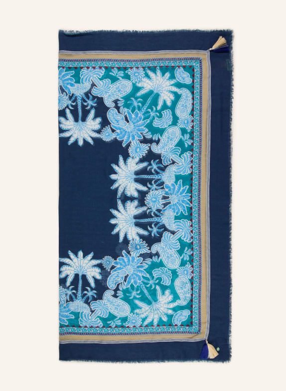 CODELLO cloth DARK BLUE / TEAL / TURQUOISE