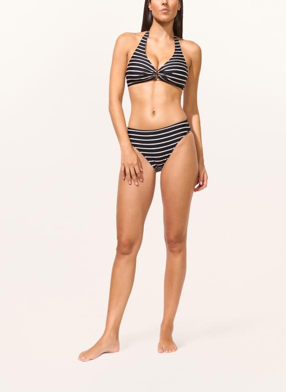Lidea Basic bikinibroekje LINE UP ZWART / WIT