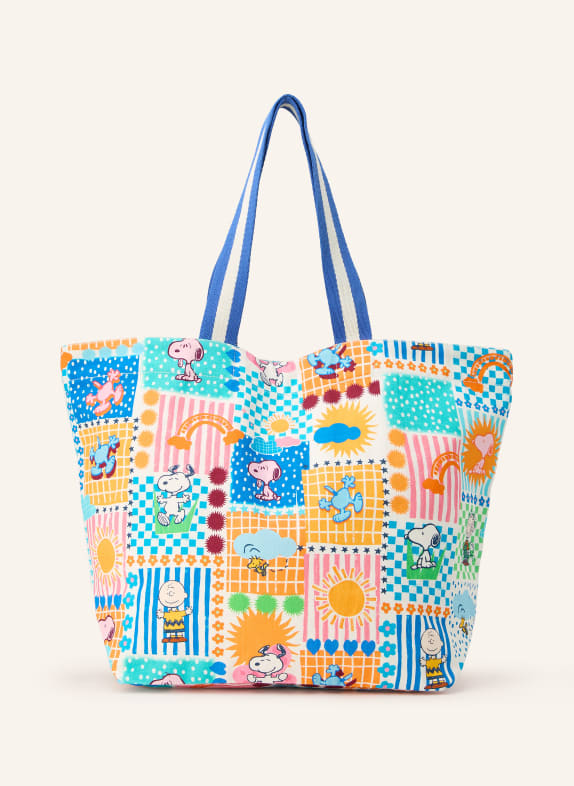 CODELLO shopper BLUE / ORANGE / WHITE