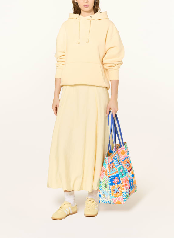 CODELLO shopper BLAUW / ORANJE / WIT