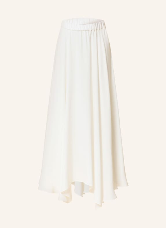 MARYAN MEHLHORN hedvábná sukně BÍLÁ