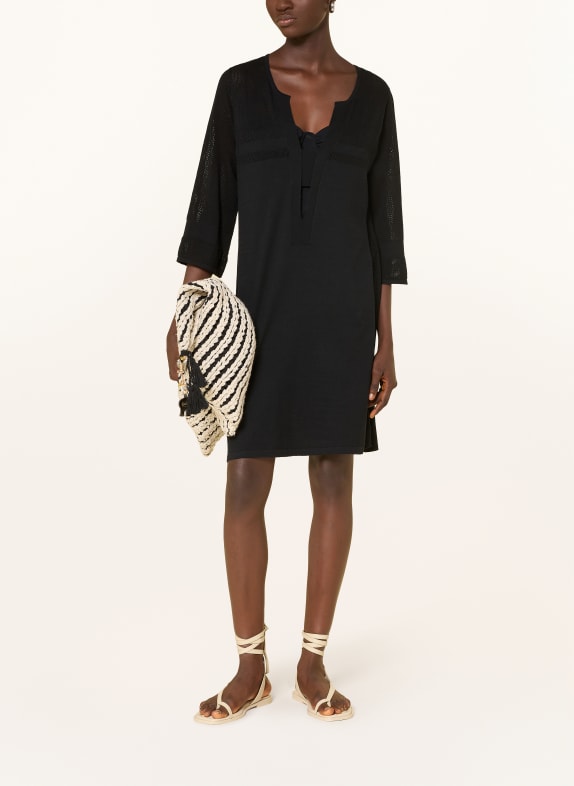 MARYAN MEHLHORN Tunika s 3/4 rukávem ČERNÁ