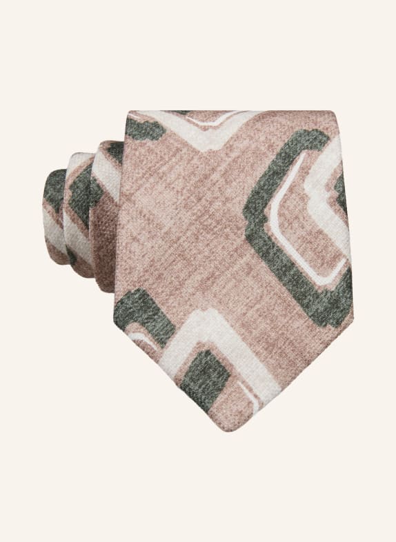 Prince BOWTIE FANTASIE tie BROWN / CREAM / GREEN