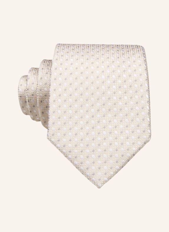 Prince BOWTIE necktie CREAM / LIGHT GRAY / WHITE