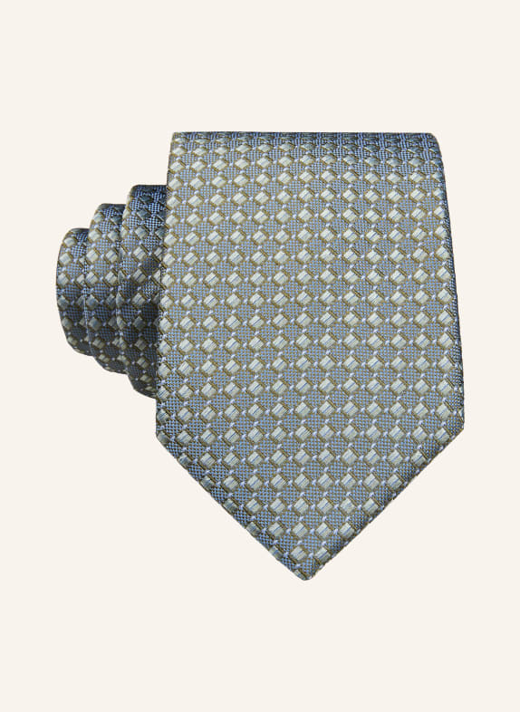 Prince BOWTIE necktie TEAL / SILVER / LIGHT GREEN