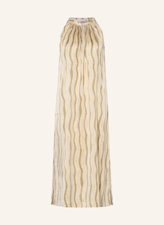 HEMISPHERE Seidenkleid BEIGE / KHAKI