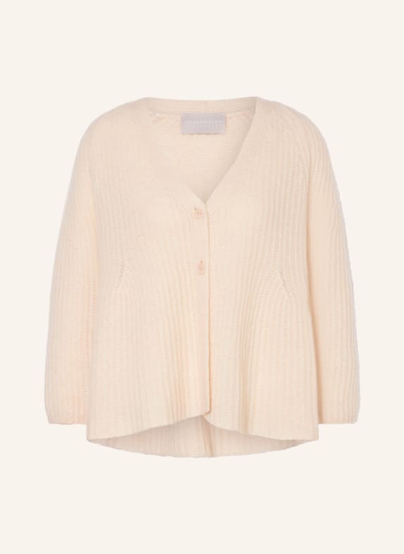 HEMISPHERE Strickjacke mit Cashmere CREME