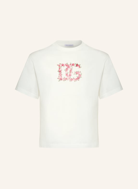 DOLCE & GABBANA T-Shirt WEISS / ROT