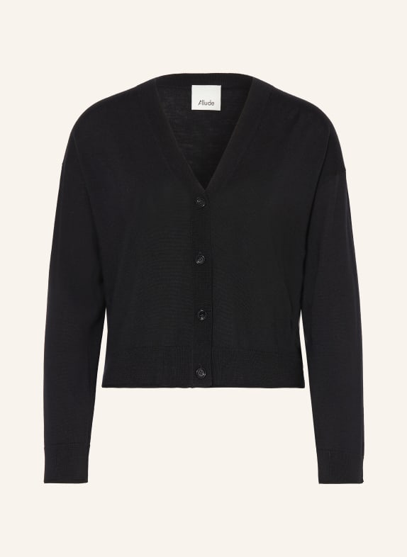 ALLUDE Strickjacke SCHWARZ