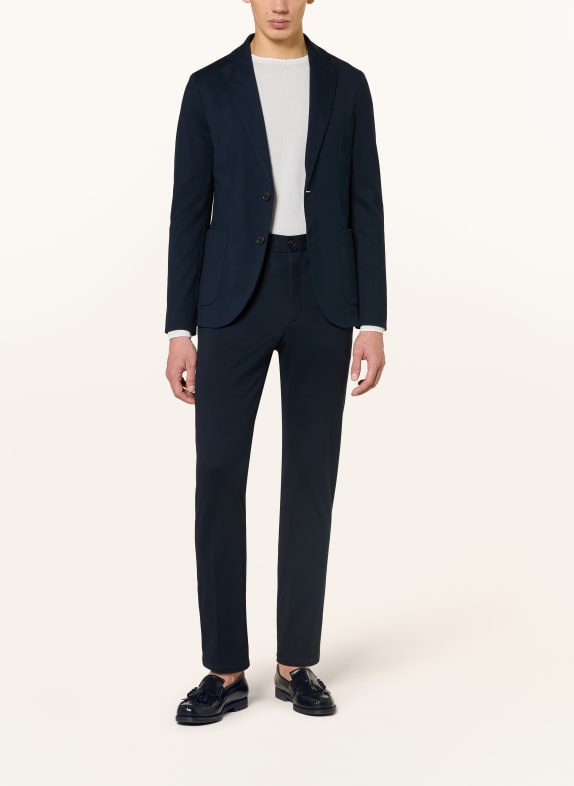 CIRCOLO 1901 Slim fit jersey jasje DONKERBLAUW