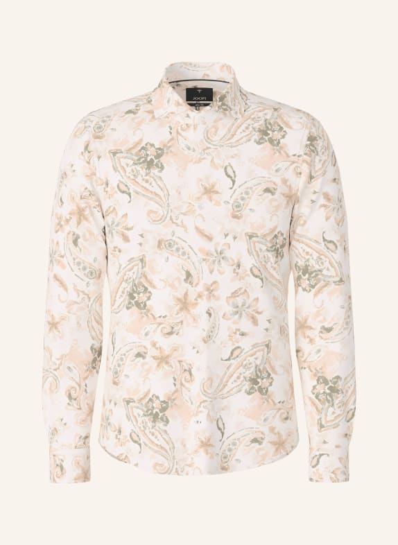 JOOP! Hemd PAI Slim Fit mit Leinen LACHS / ECRU / GRAU