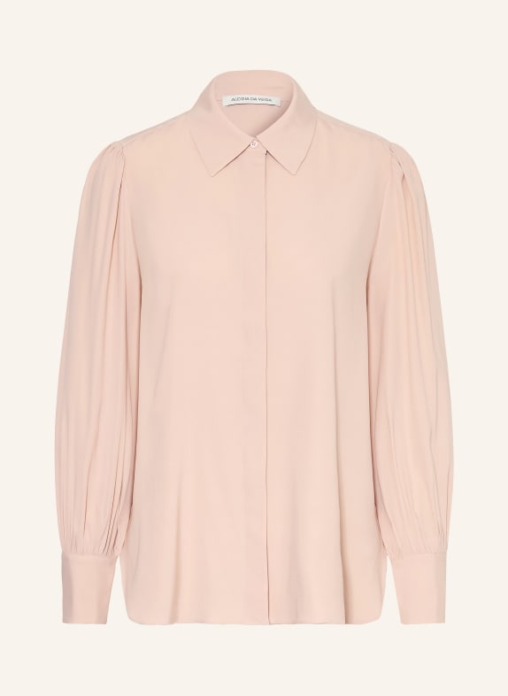 Alcidia da Veiga Silk shirt blouse LIGHT ORANGE
