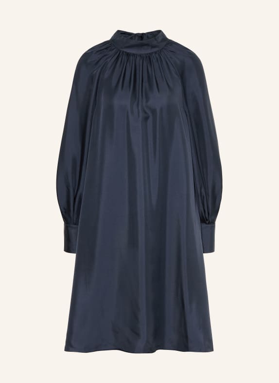Alcidia da Veiga Seidenkleid DUNKELBLAU