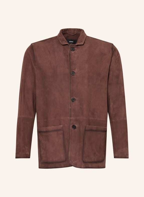 ARMA Kurtka skórzana LEVINSON BRĄZOWY