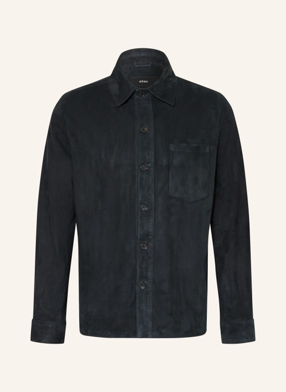 ARMA Kurtka skórzana DINO GRANATOWY