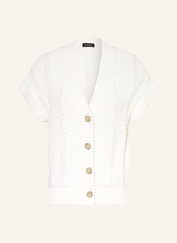 REPEAT Strickweste WEISS