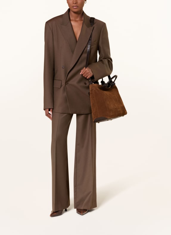KAAI Shopper LOOP MEDIUM BRUIN / GOUD