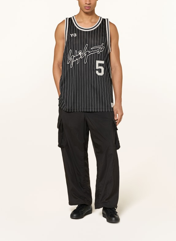 Y-3 Cargobroek NYLON WIRED Loose Fit ZWART / WIT