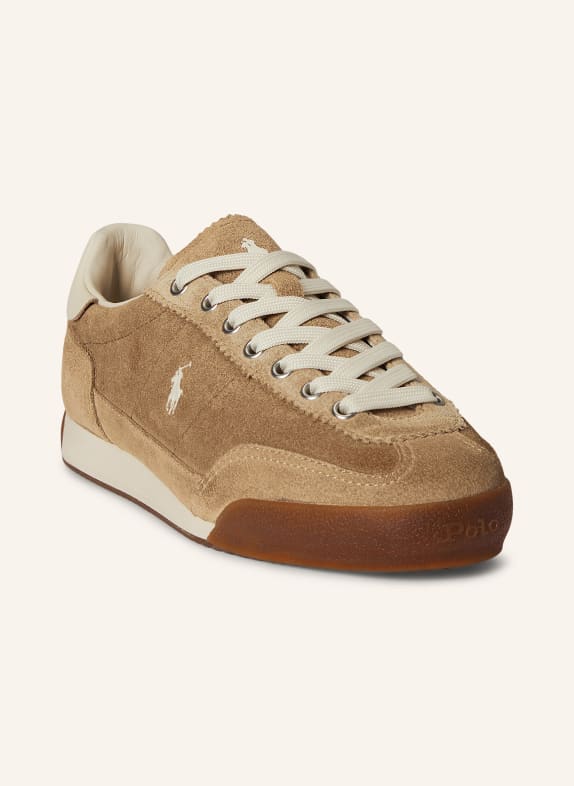 POLO RALPH LAUREN Tenisky HESTER VELBLOUDÍ / KRÉMOVÁ