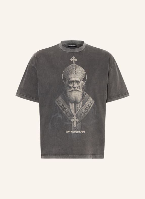 don't waste culture T-shirt TENRIKO GRIS FONCÉ