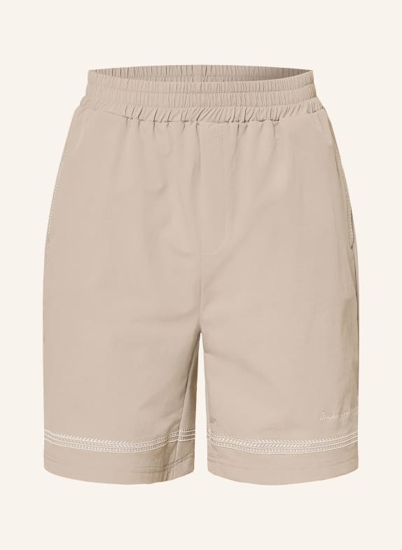 don't waste culture Shorts ENKIRA TAUPE / CREME