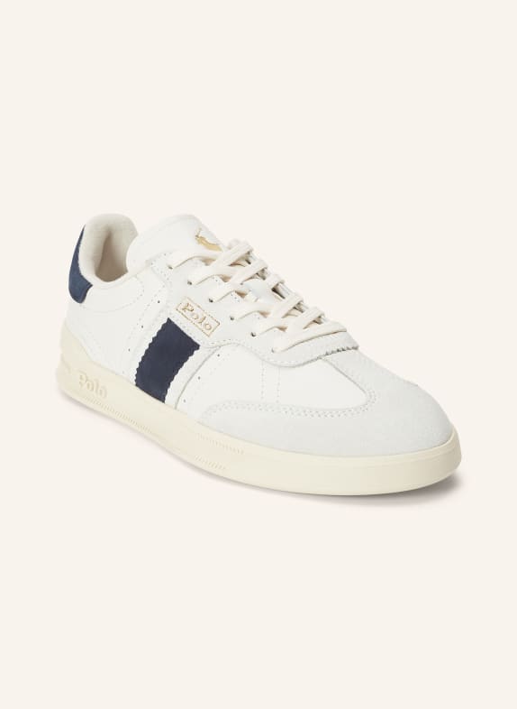 POLO RALPH LAUREN sneaker WHITE / LIGHT GRAY / DARK BLUE
