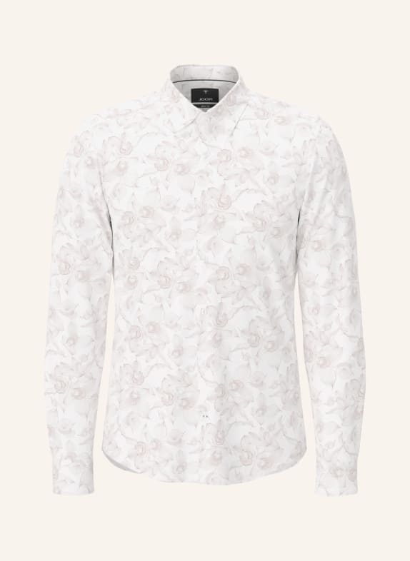 JOOP! Hemd PIT Slim Fit mit Leinen BRAUN / ECRU