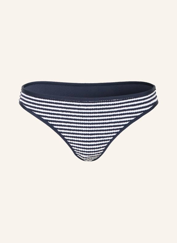 SEAFOLLY Bas de bikini basique CLUBHOUSE BLEU FONCÉ / BLANC