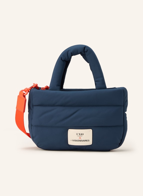 UNIO Handtasche CORTINA SMALL DUNKELBLAU / ORANGE
