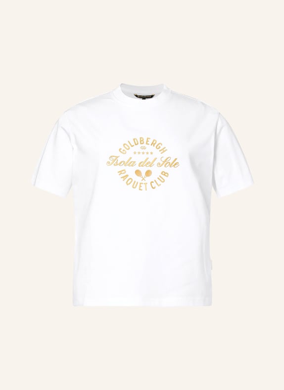 GOLDBERGH Koszulka AURELIA BIAŁY / ZŁOTY