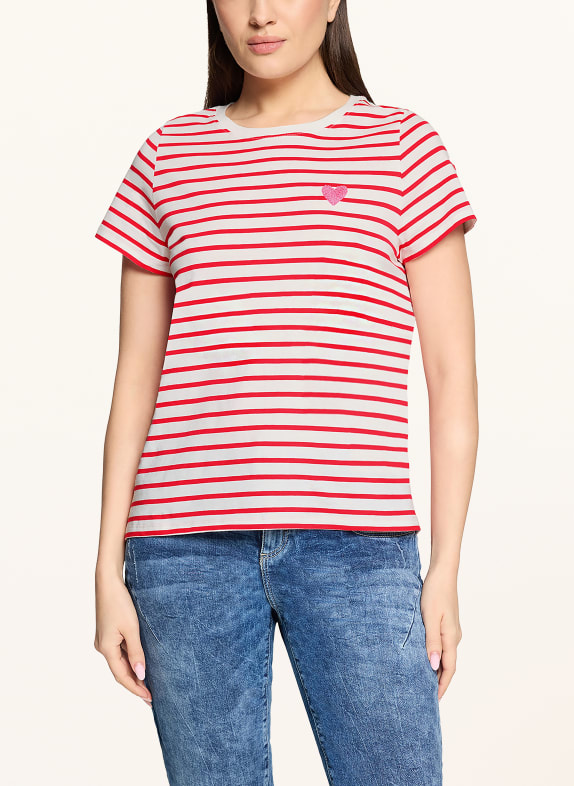 CARTOON T-shirt VIT / RÖD