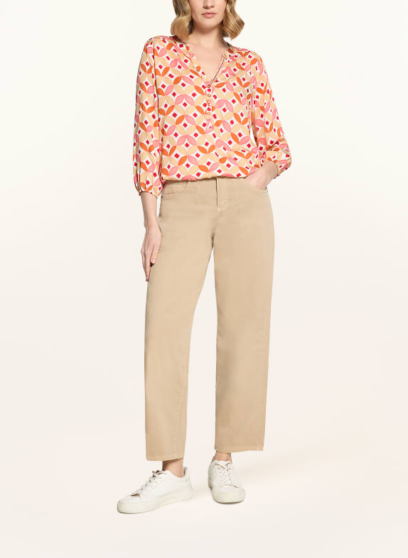 CARTOON Blusenshirt mit 3/4-Arm CREME / ORANGE