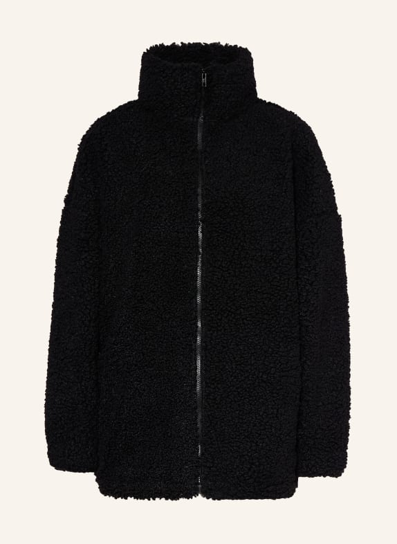 KARO KAUER teddy fur jacket BLACK