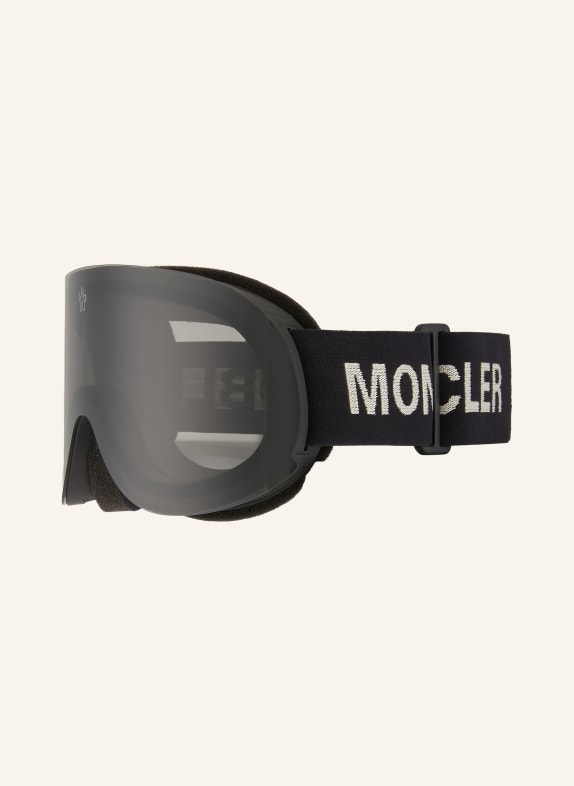 MONCLER GRENOBLE gogle narciarskie CZARNY