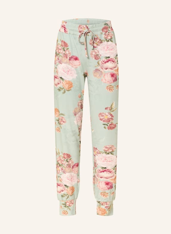 ESSENZA Spací kalhoty JULES ORIANNA SVĚTLE ZELENÁ