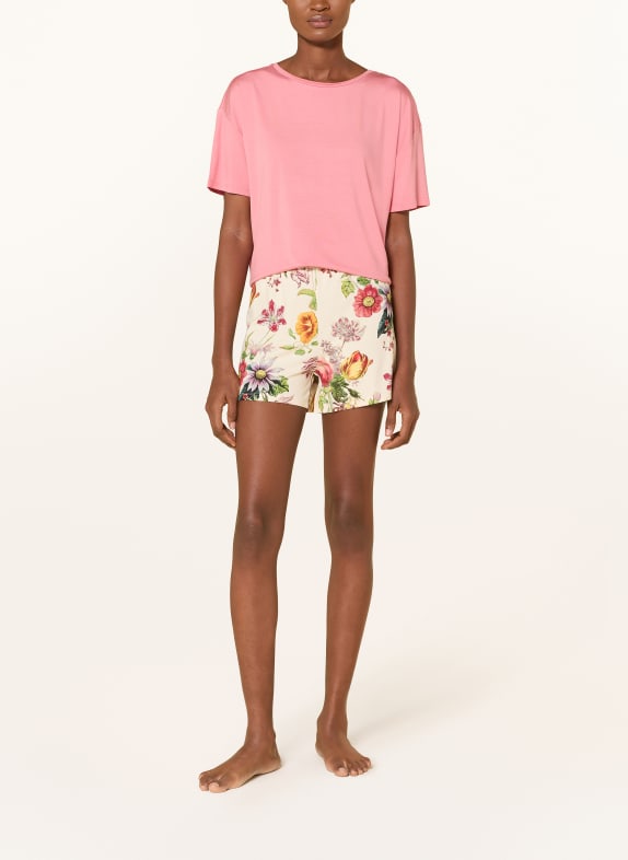 ESSENZA Soveshorts NORI FLOREA CREME / RØD / GRØN