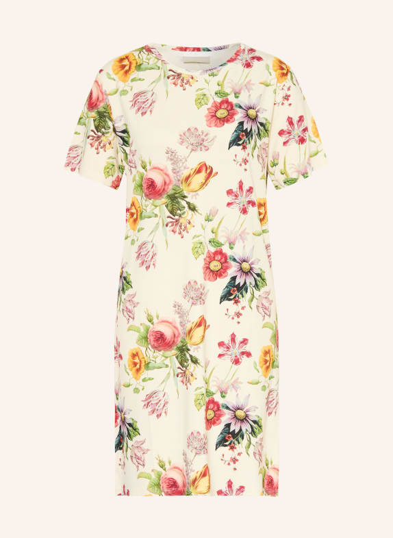 ESSENZA Koszulka nocna EMMA FLOREA KREMOWY / CIEMNOCZERWONY / ZIELONY