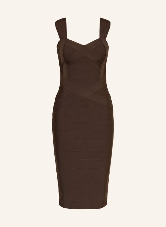 LIPSY robe de cocktail MARRON FONCÉ