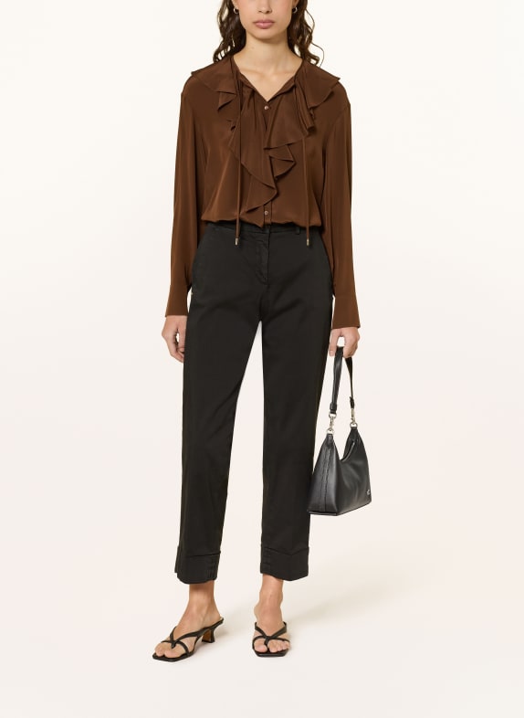 MASON'S 7/8 chino NEW YORK ZWART