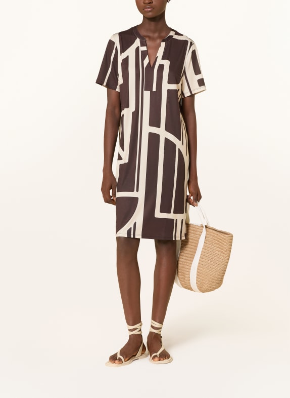 Miss Lagotte robe MARRON FONCÉ / BEIGE