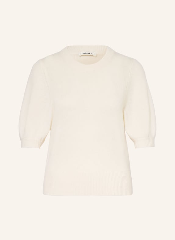 LADNERI Pletené tričko POUPETTE z kašmíru KRÉMOVÁ