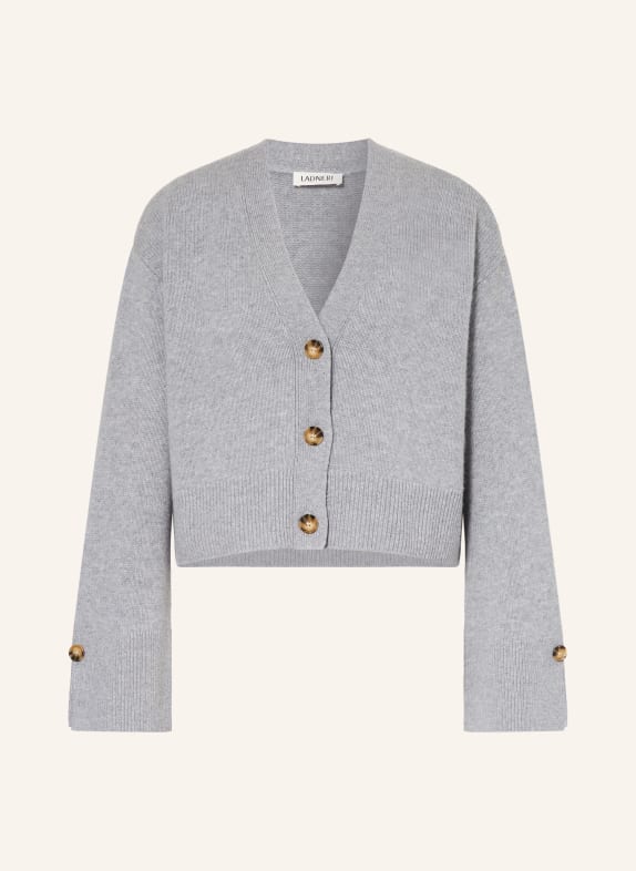 LADNERI Svetr PALAIS s kašmírem ČERNOŠEDÁ