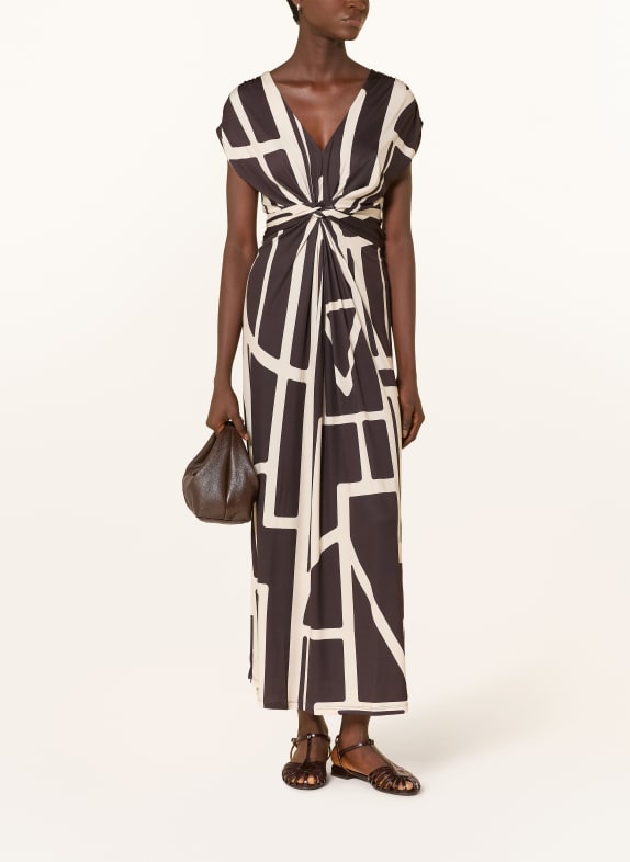 Miss Lagotte robe MARRON FONCÉ / BEIGE