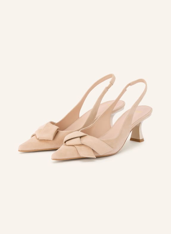 ZINDA GALIA slingback pumps BEIGE
