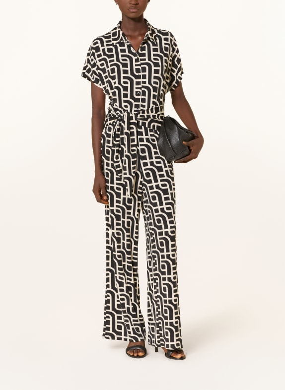 Miss Lagotte Jumpsuit ZWART / ECRU