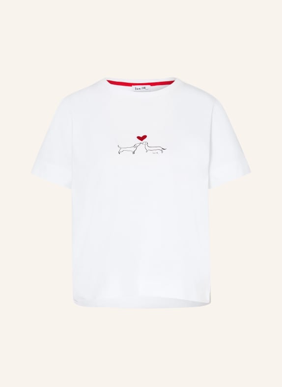 kera till Tričko DACKEL BÍLÁ / ČERVENÁ / ČERNÁ