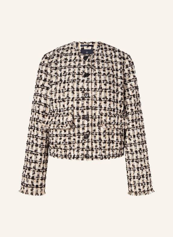 JOOP! Kurtka bouclé JENIFER BIAŁY / KREMOWY / CZARNY