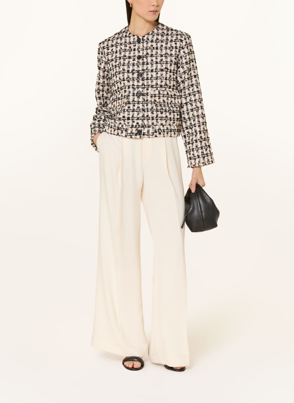 JOOP! Bouclé jas JENIFER WIT / CRÈME / ZWART