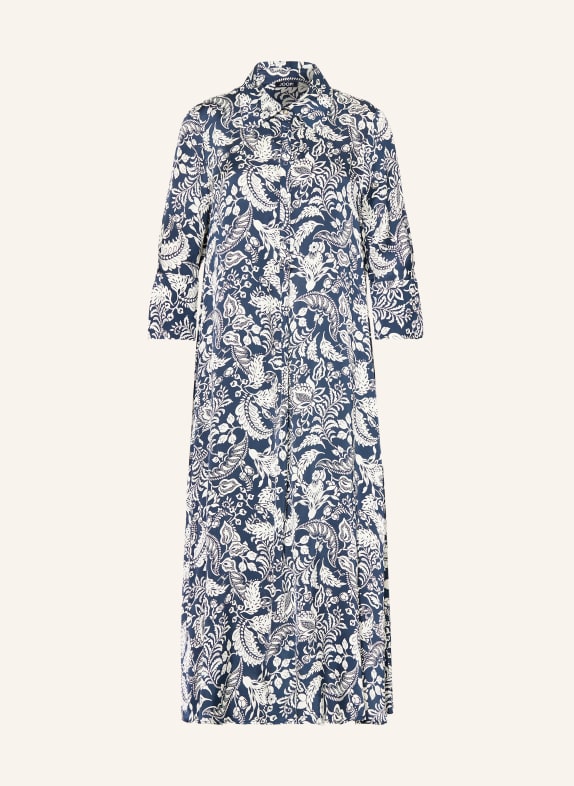 JOOP! DANYSA shirt dress with 3/4 sleeves DARK BLUE / WHITE