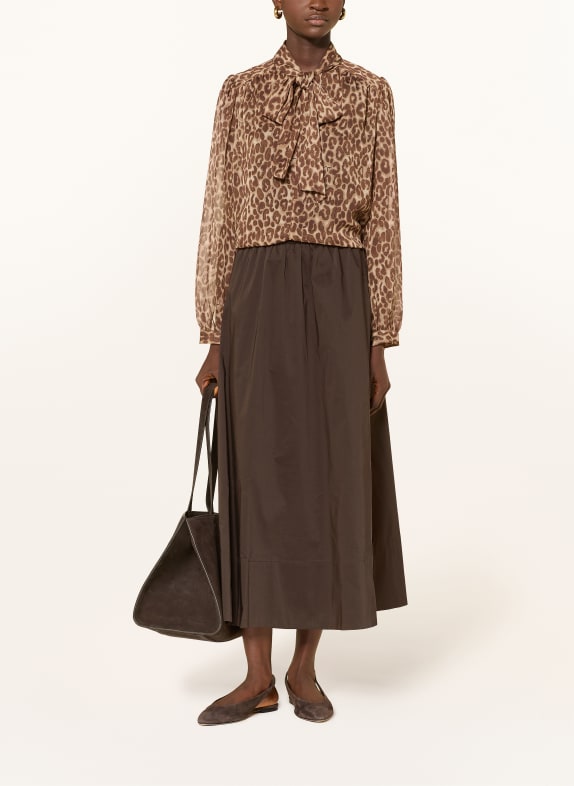 JOOP! Overhemdblouse BETTINA CAMEL / BRUIN / ZWART